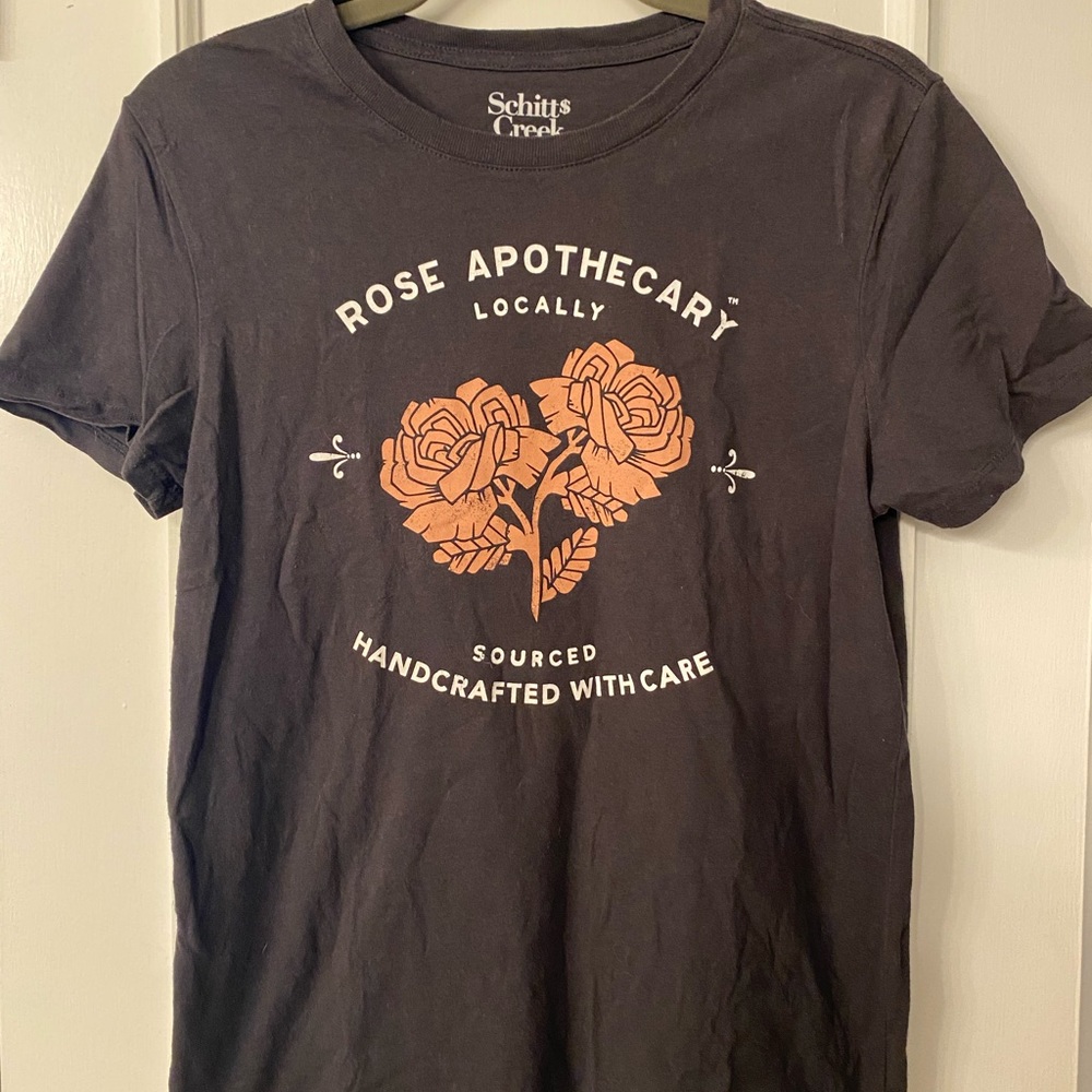 Dark Blue Rose Apothecary Graphic Tee - Small